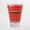 15.25安士激情红色条纹水杯