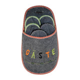 蓝雨 Lanyu-F019 毛毡套装拖鞋（36-44码）